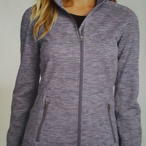 Ladies Digi Stripe Fleece Jacket, Size L NWOT